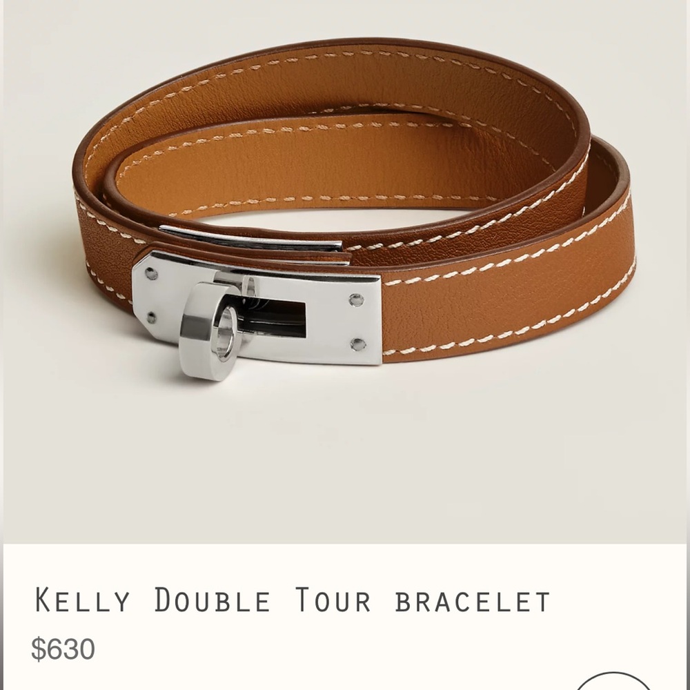 HERMES KELLY DOUBLE TOUR BRACELET - brand new